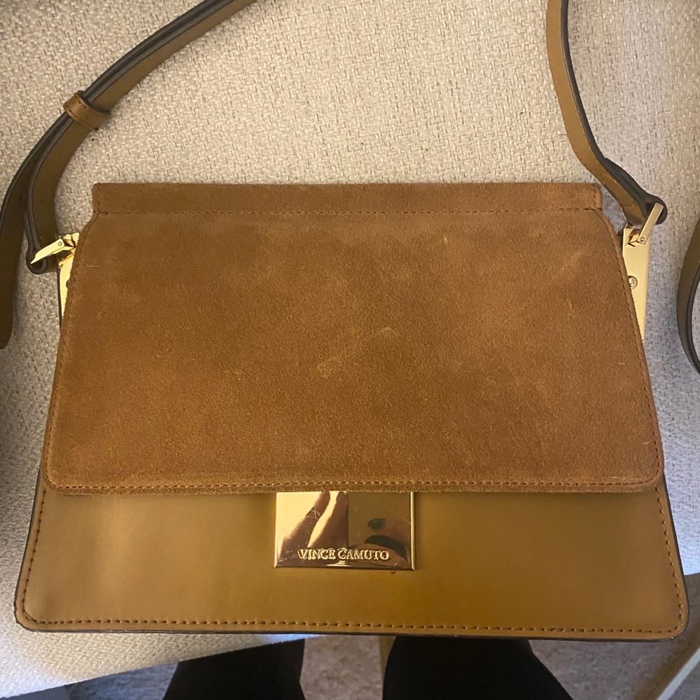 Vince Camuto Tan Shoulder Bag